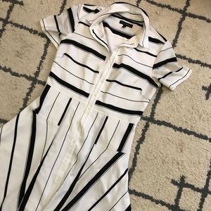 Striped Banana Republic TShirt Dress